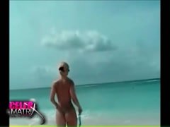 Nicole Austin - Thong On Beach 10