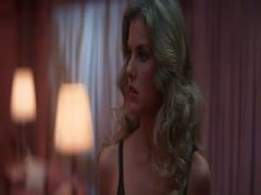 Terri Welles cleavage , hot scene in Looker 16
