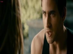 Maggie Grace cleavage , hot scene in Faster 4