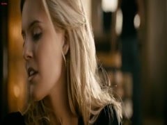 Maggie Grace cleavage , hot scene in Faster 7