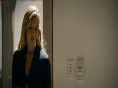 Maggie Grace cleavage , hot scene in Faster 9