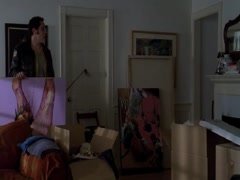 Famke Janssen cleavage , hot scene in Love And Sex 10