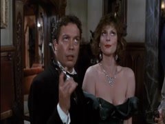 Colleen Camp cleavage, hot scene in Clue 20