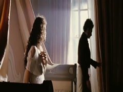 Monica Bellucci cleavage , hot scene in Napoleon 1