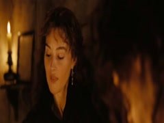 Monica Bellucci cleavage , hot scene in Napoleon 16