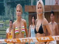 Sarah Carter hot , bikini scene in Dead Or Alive 11