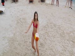 Sarah Carter hot , bikini scene in Dead Or Alive 9