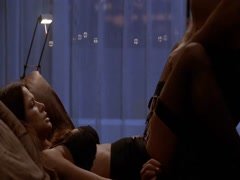 Rhona Mitra underware, threesome sex scene in Nip Tuck 9
