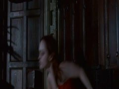 Christina Ricci cleavage , hot scene in After Life 15