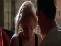 Sharon Stone nude, butt scene in Sliver 2
