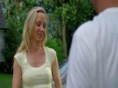 Anne Heche kissing , hot scene in Hung 18