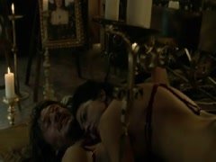 Kellie Blaise nude, boobs scene in The Borgias 14