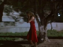 Ellen Barkin red dress , sex scene in Siesta 10