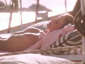Bo Derek bikini, topless scene in boat