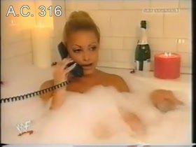 Trish Stratus backstage video in bath 10