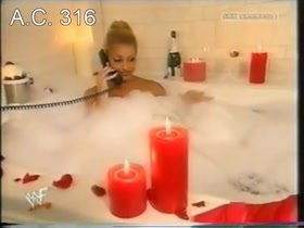 Trish Stratus backstage video in bath 7