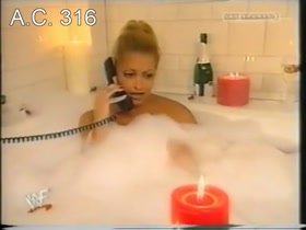 Trish Stratus backstage video in bath 9