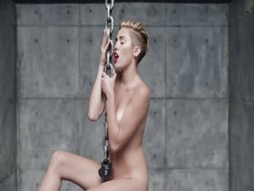 Miley Cyrus Nude Scenes in Wrecking Ball (Slowed Down) 1