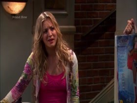 Kaley Cuoco cleavage scene in Big Bang Theory  13