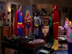 Kaley Cuoco cleavage scene in Big Bang Theory  14