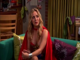Kaley Cuoco cleavage scene in Big Bang Theory  18