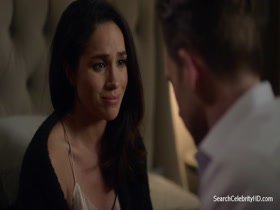 Meghan Markle cleavage , hot scene in Suits S05E02 11