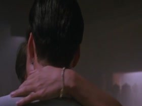 Sean Young hard nipples, sex scene in Fire Birds 13