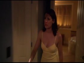 Paget Brewster hot scene in Huff s1e01 2