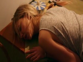 Anna Astrom blonde , boobs scene in Vi (2013) 11