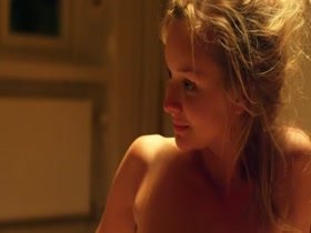 Anna Astrom blonde , boobs scene in Vi (2013) 3