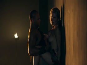 Bonnie sveen nude, sex scene in spartacus 8