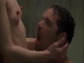 Milla Jovovich gets Kissed in the Shower 14