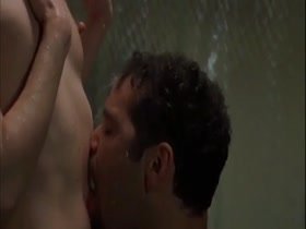 Milla Jovovich gets Kissed in the Shower 18