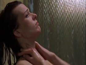 Milla Jovovich gets Kissed in the Shower 19