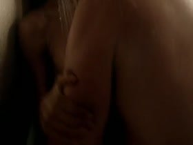 Thandie Newton nude , shower scene in Rogue 17