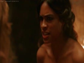 Rosario Dawson nude, sex scene in Alexander 4