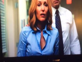 Dana Scully X-Files rock hard nipples 4