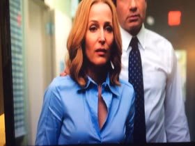 Dana Scully X-Files rock hard nipples 6