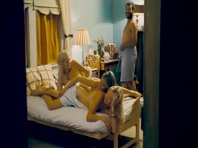 Malin Akerman nude, bed scene in Wanderlust 13