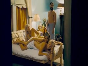 Malin Akerman nude, bed scene in Wanderlust 15