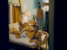 Malin Akerman nude, bed scene in Wanderlust 16
