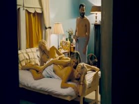 Malin Akerman nude, bed scene in Wanderlust 17