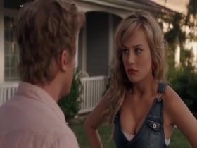 Brie Larson cleavage, hot scene in House Broken 13