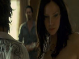 Riki Lindhome Flasing , boobs in Last House on the Left (2009) 1