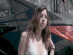 Aubrey Plaza Lingerie , Cleavage in Ned Rifle (2014) 20