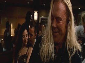 Andrea Langi Blonde , Bouncing boobs In Wrestler (2008) 4