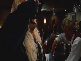 Andrea Langi Blonde , Bouncing boobs In Wrestler (2008) 8