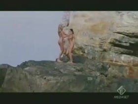 Alessia Merz nude, beach scene in Panarea 18