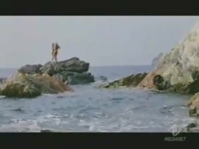 Alessia Merz nude, beach scene in Panarea 2