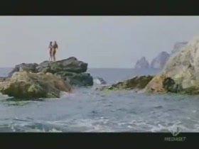 Alessia Merz nude, beach scene in Panarea 3